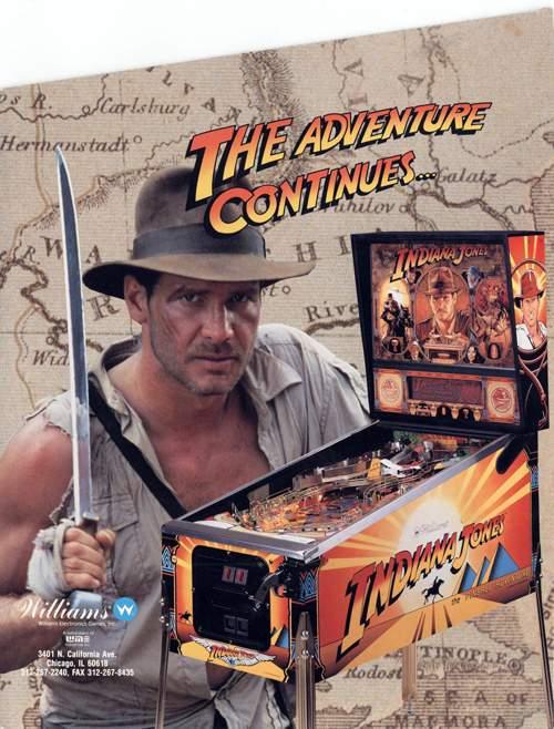 Pinball Life: Williams Indiana Jones Flyer